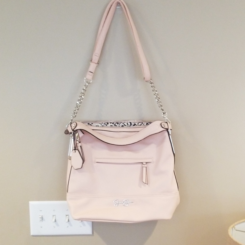 Jessica Simpson hobo blush purse.